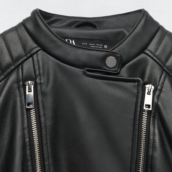 Zara Faux LeatherJacket - Picture 6 of 8